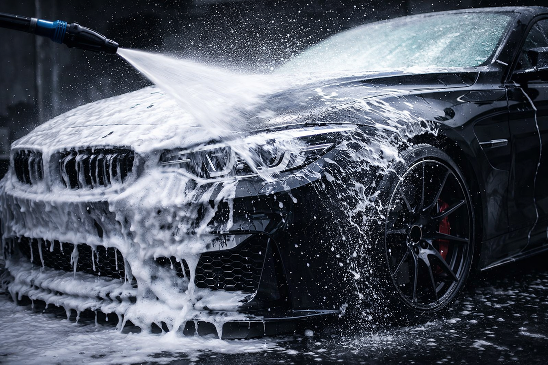 Cum speli corect masina fără să zgârii vopseaua?